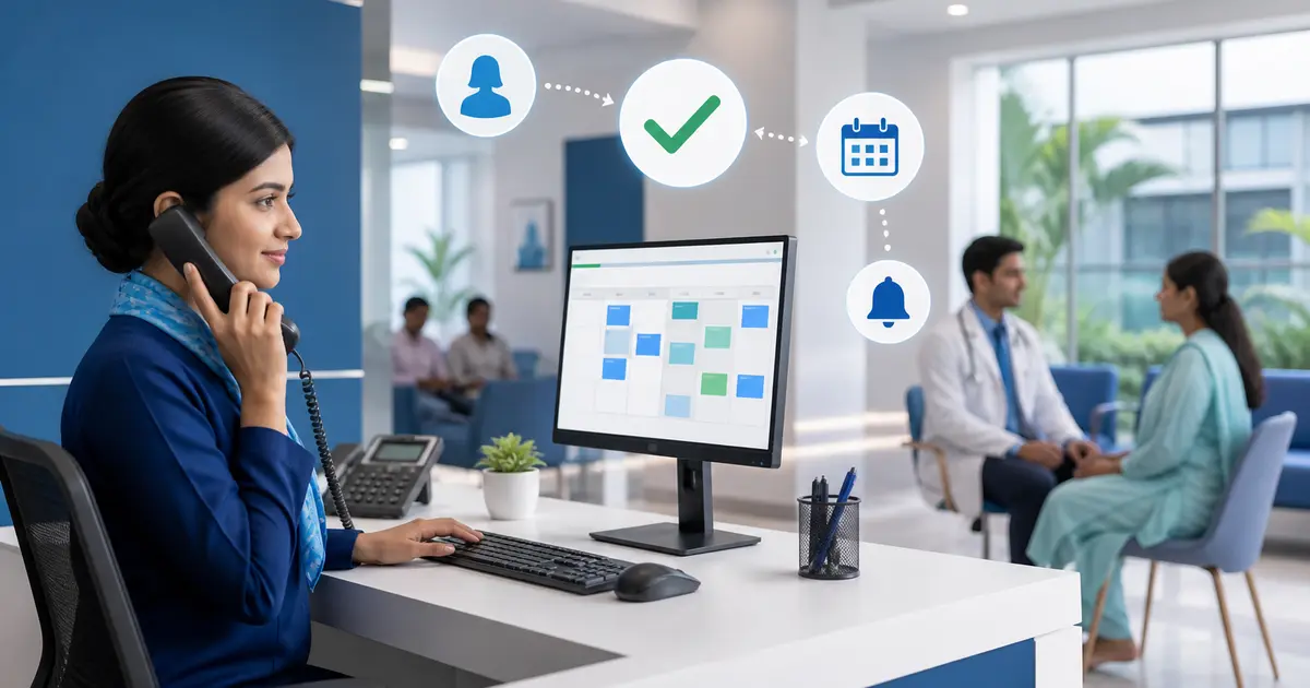 Clinic Appointment Confirmation and Reminder Workflow workflow illustration for a Bangladesh clinic