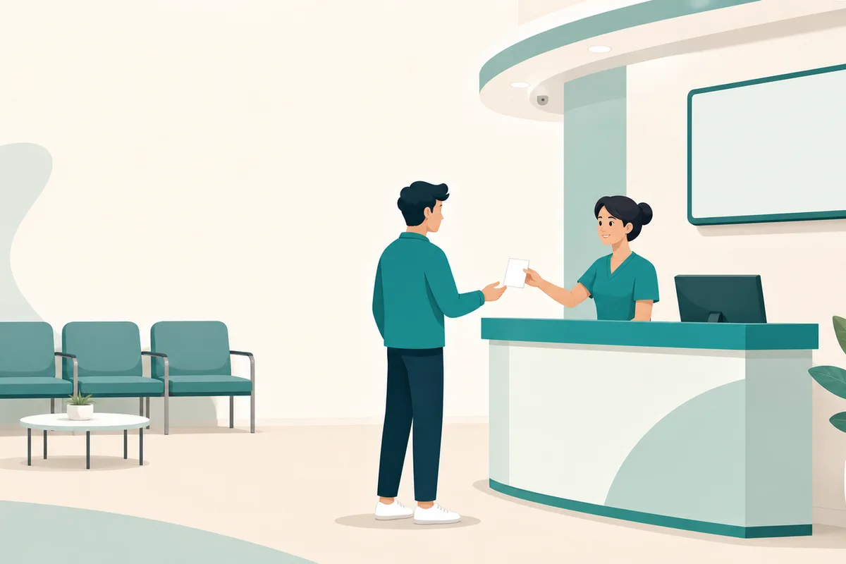 clinic reception and token serial system
